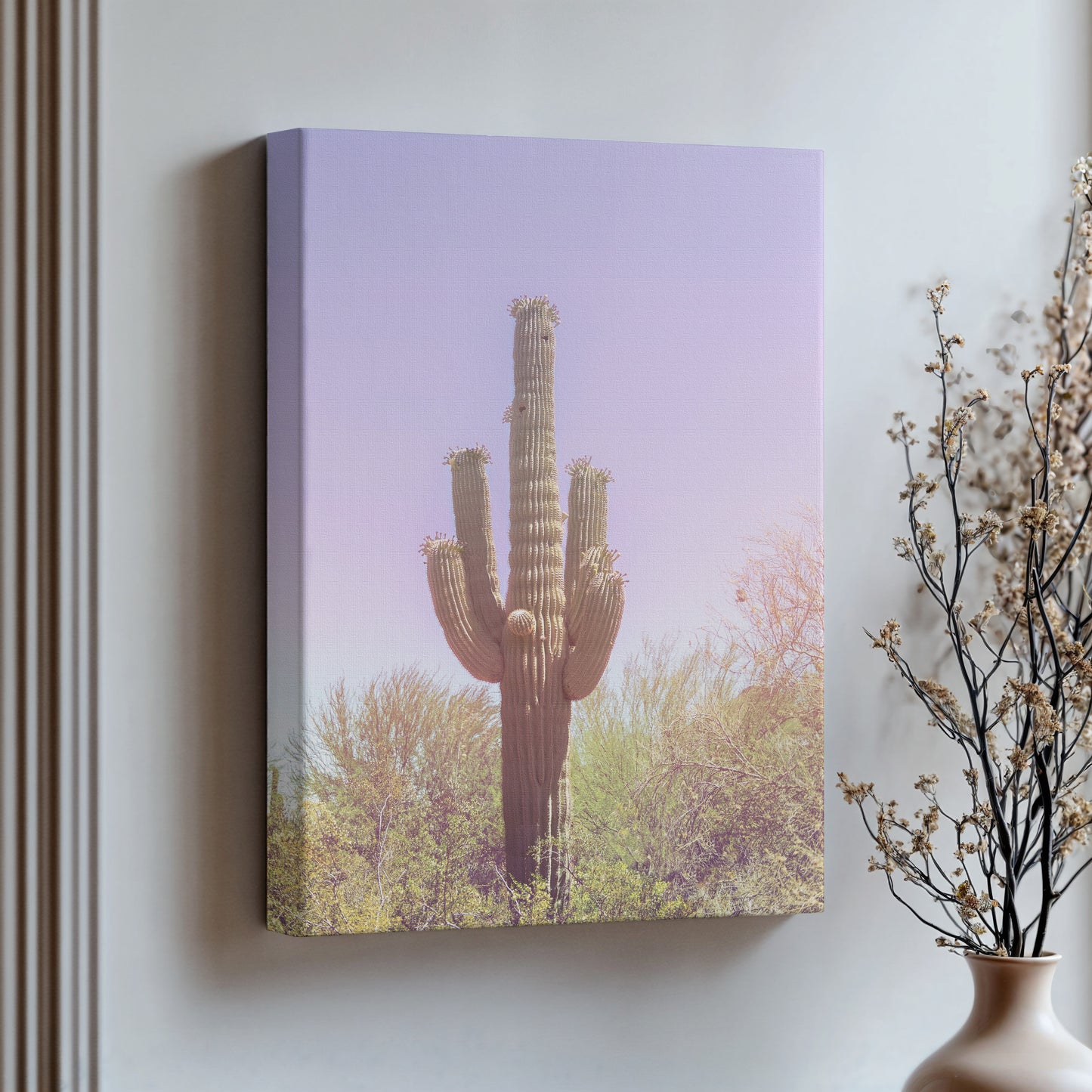 Pastel Saguaro