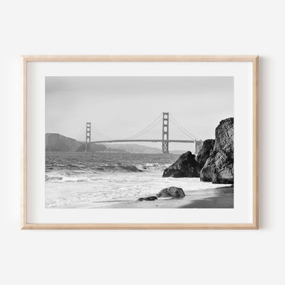 Golden Gate Bridge Black and White