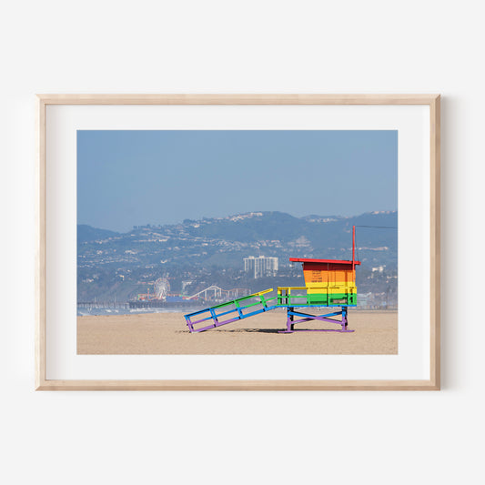 Rainbow Lifeguard Tower