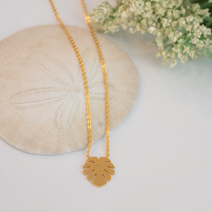 Palm Leaf Necklace