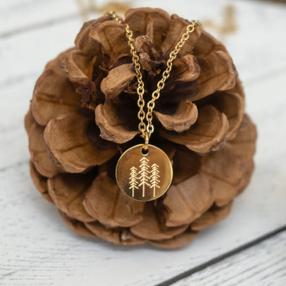 Pine Trees Necklace