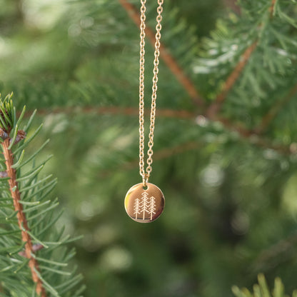 Pine Trees Necklace