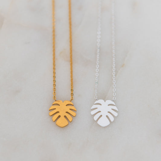 Palm Leaf Necklace