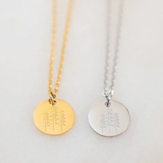 Pine Trees Necklace