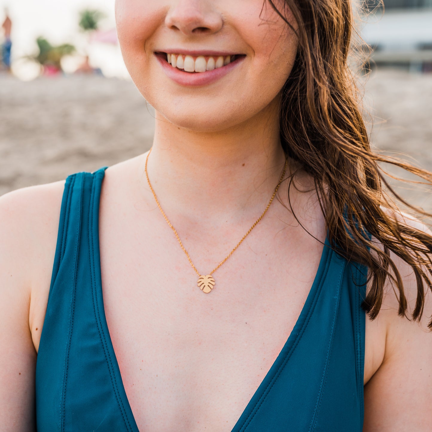 Palm Leaf Necklace