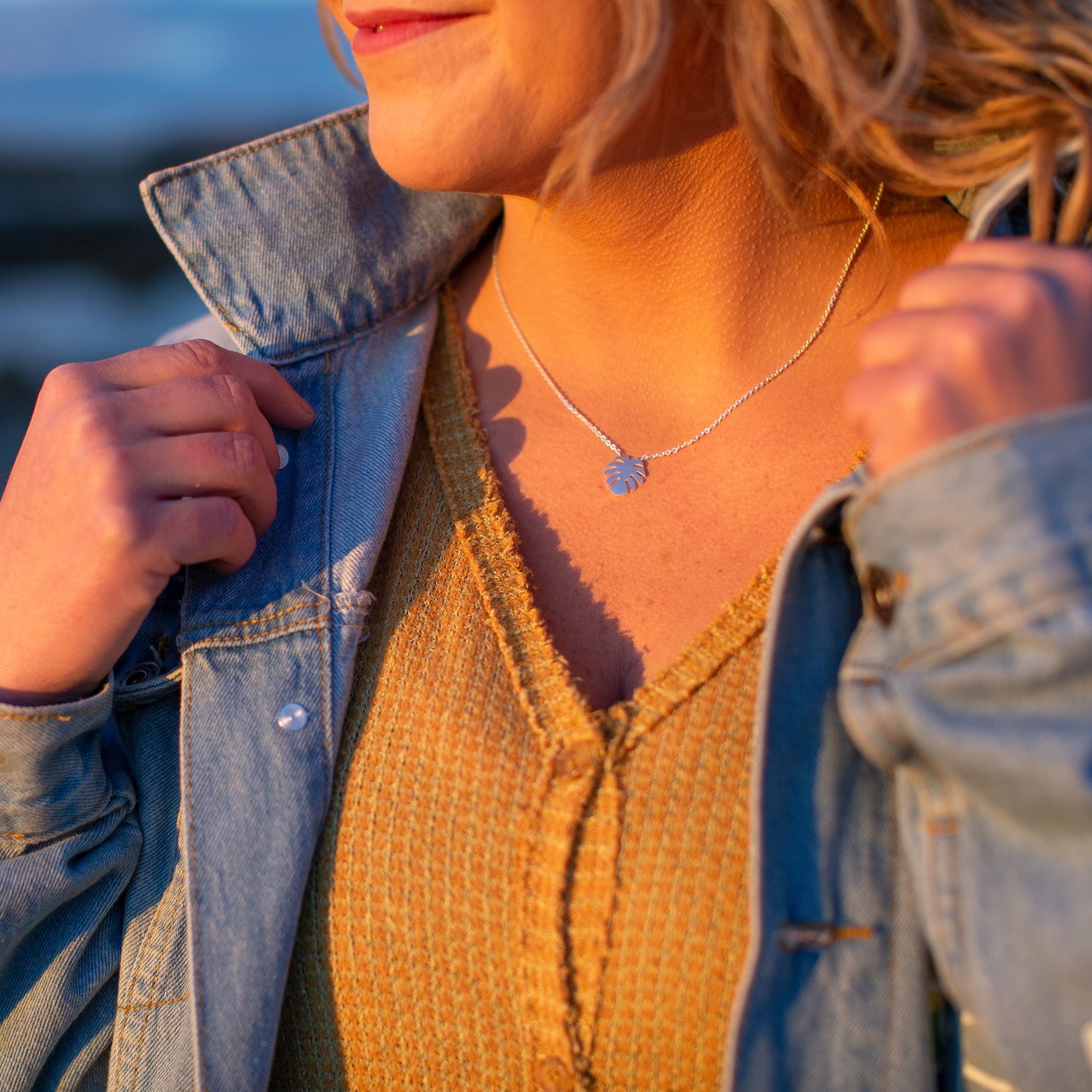 Palm Leaf Necklace