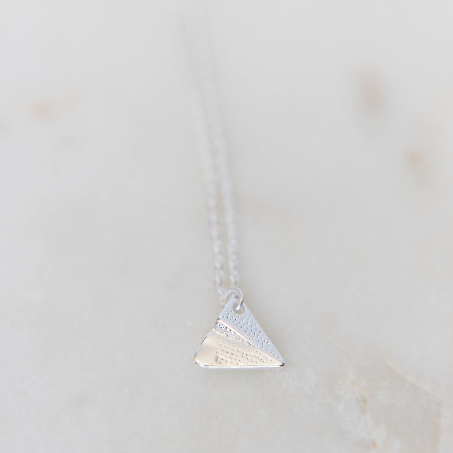 Paper Airplane Necklace