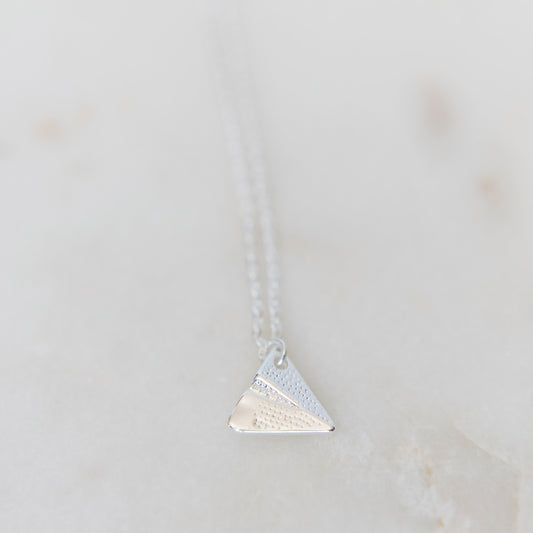 Paper Airplane Necklace